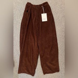 CORDERA CORDUROY BAGGY PANTS PARDO | NEW NEVER WORN WITH TAGS | RETAIL FOR £300